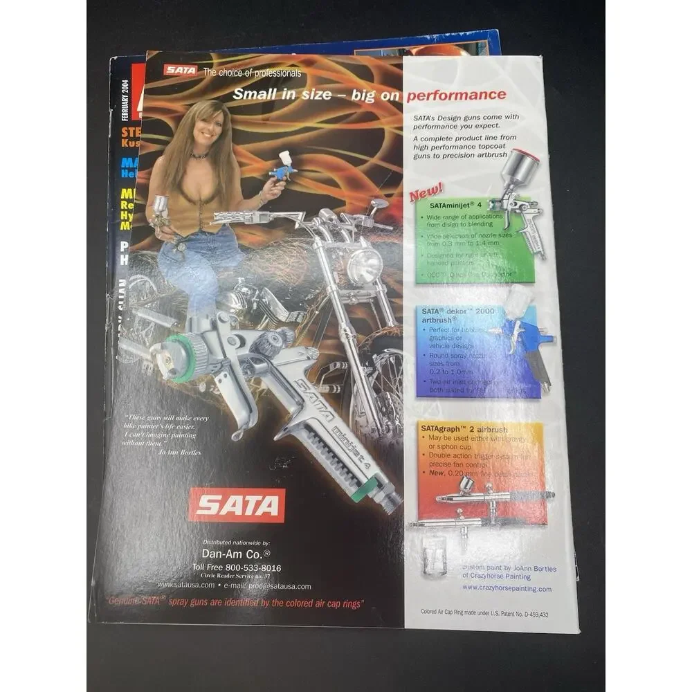 Lot Of 4 AIRBRUSH ACTION MAGAZINES February/December /Hot Rod Issue